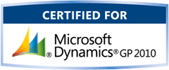 Sierra's time & attendance system is Certified for Microsoft Dynamics ERP, Great Plains, GP